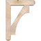 Ekena Millwork Westlake Craftsman Smooth Bracket w/ Offset Brace, Douglas Fir, 7 1/2"W x 32"D x 44"H BKT0806X32X44WTL04SDF - alternate 4
